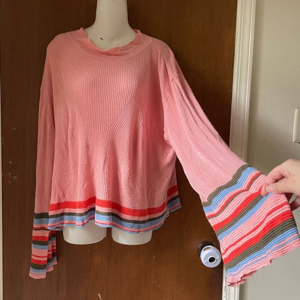 Fairycore layer sweater bell sleeves